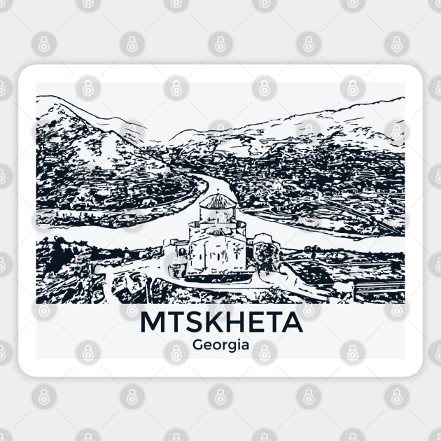 Mtskheta - Georgia Magnet by Lakeric